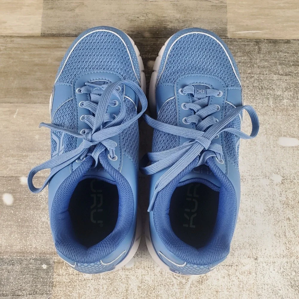 Kuru Quantum 2.0 Womens Shoes Sz 6.5 M Athletic Running Blue‎ Mesh Sneaker